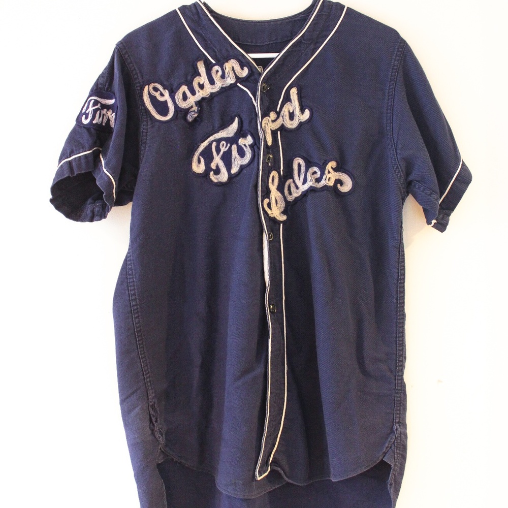 Vintage Distressed Ford Baseball Jersey Shirt 60s